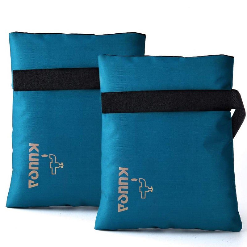 Kuuqa Outdoor Faucet Cover Winter Faucet Socks for Freeze Protection, Set of 2 (Torres Blue) - Image 1